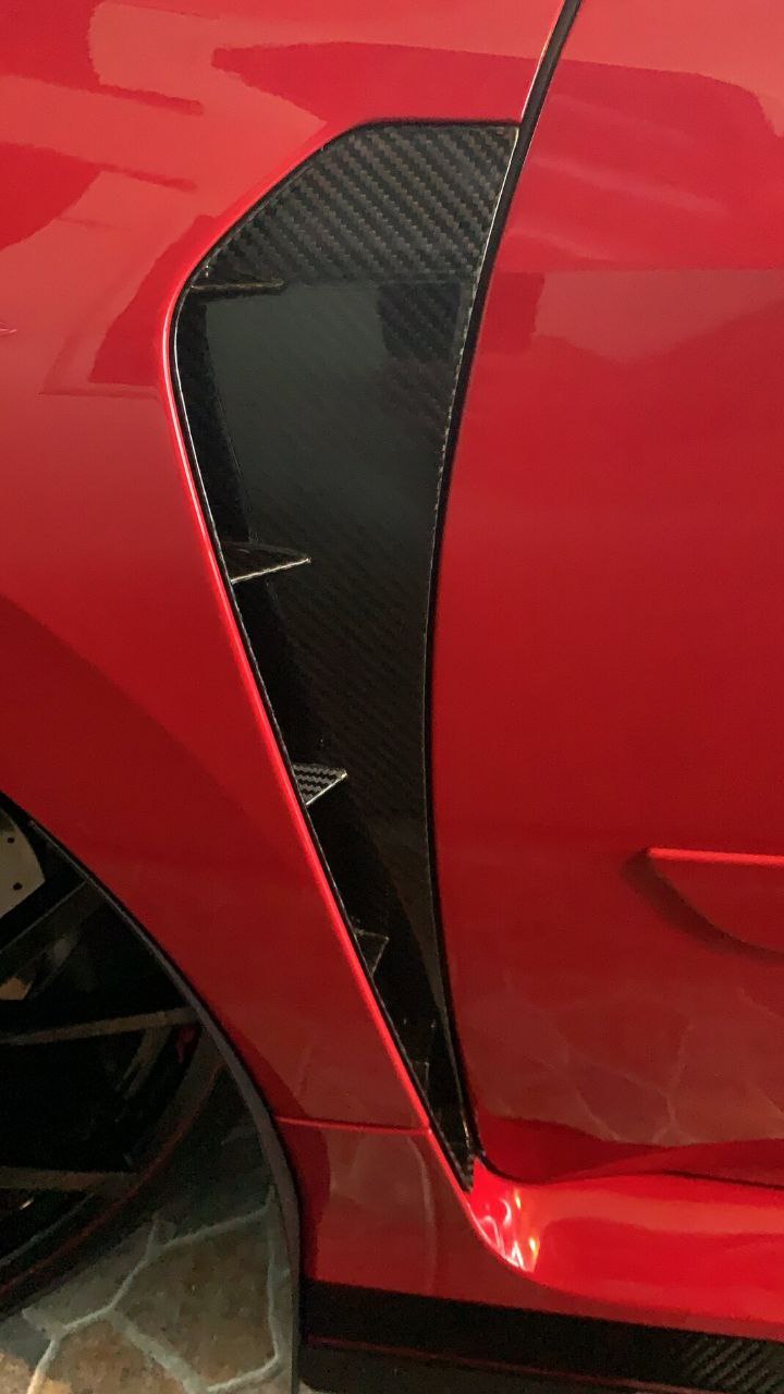 OEM Vent fender duct (Carbon Fiber) (2)